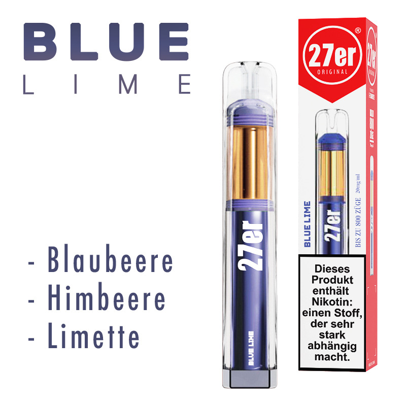 27er Vape - Blue Lime 20mg