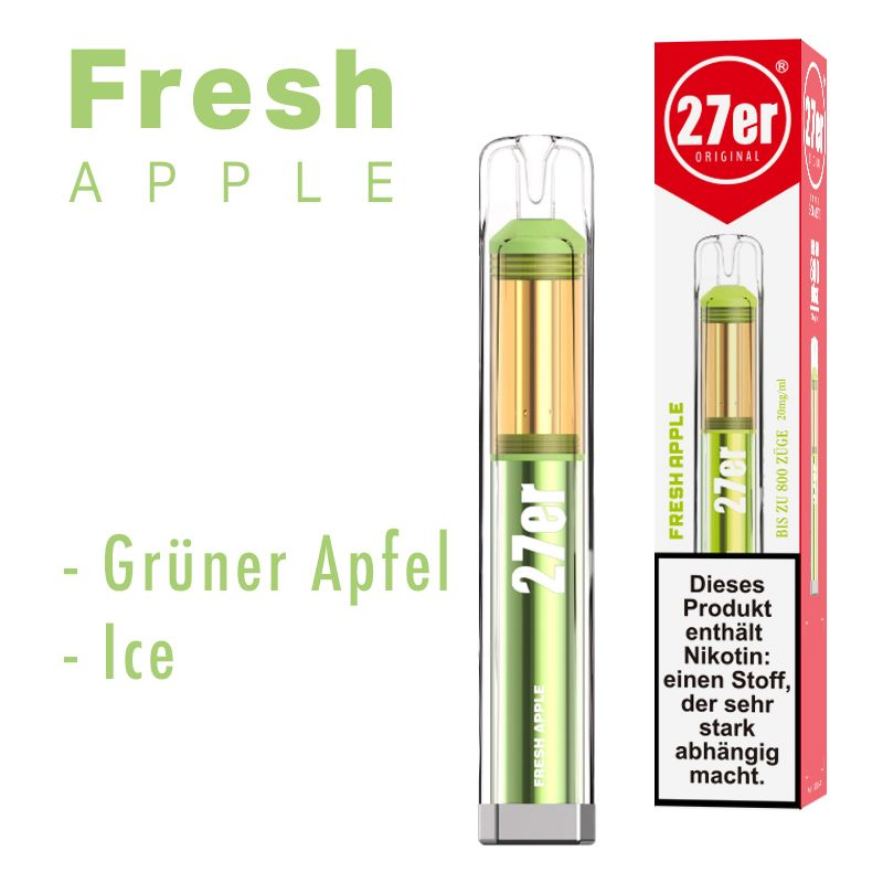 27er Vape - Fresh Apple 20mg