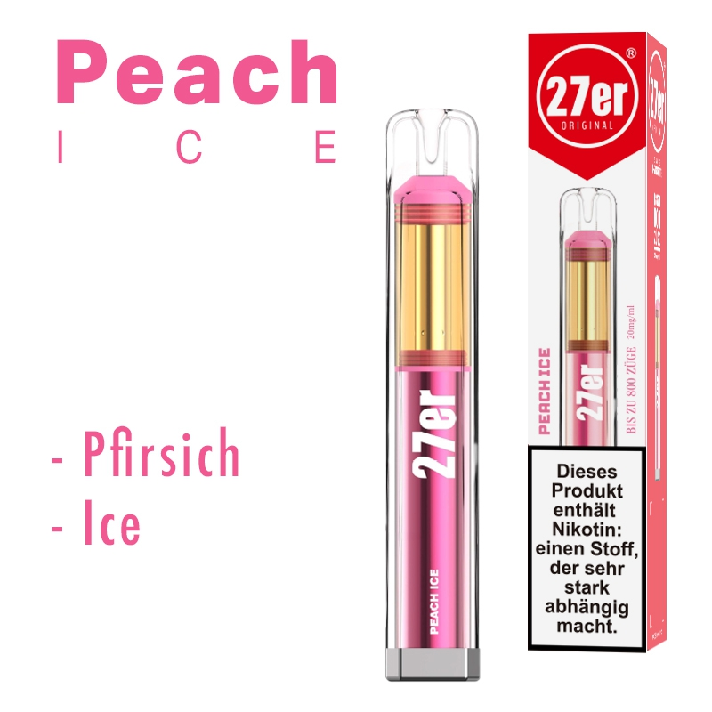 27er Vape - Peach Ice 20mg